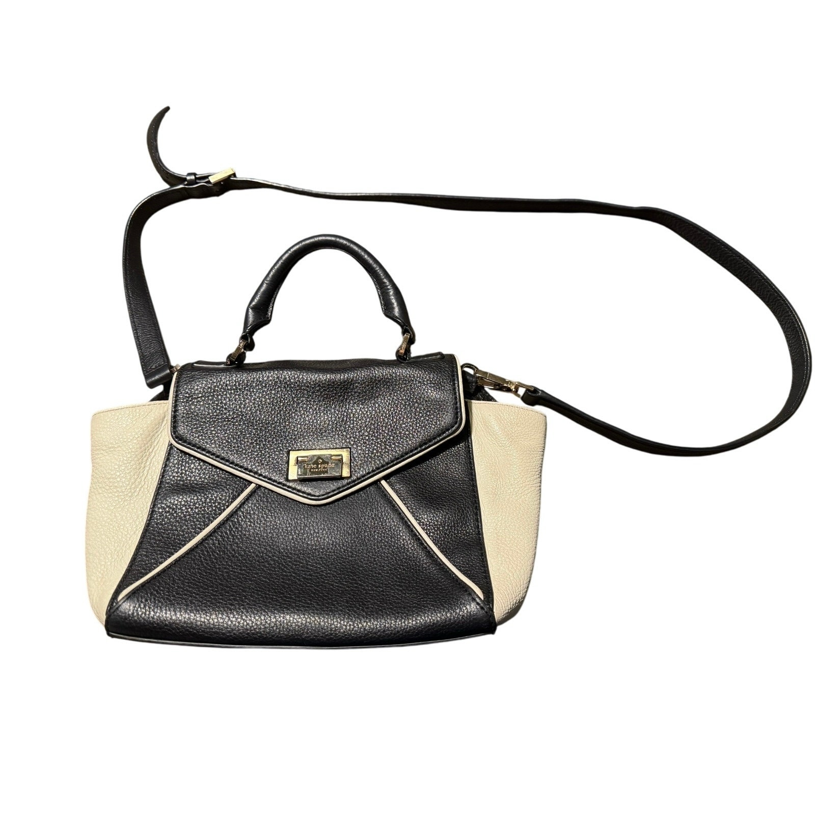 Kate Spade New York Black And White Envelope Bag Circa 2014